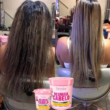 Imagem de Kit Desmaia Cabelo Shampoo 500ml e Leave-in Forever Liss