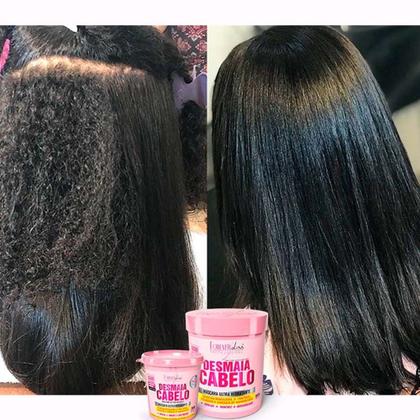 Imagem de Kit Desmaia Cabelo Shampoo 500ml e Leave-in Forever Liss