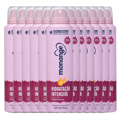 Imagem de Kit Desodorante Aerosol Monange Hidratação Intensiva 90g - 12 unidades