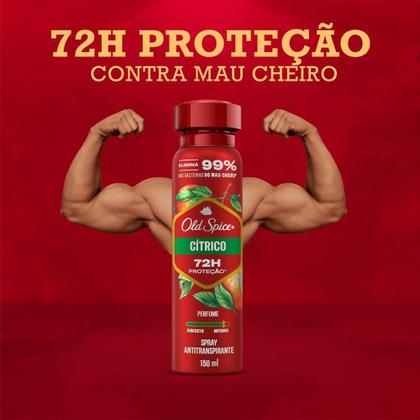 Imagem de Kit Desodorante Aerosol Old Spice Cítrico 150ml - 12 unidades