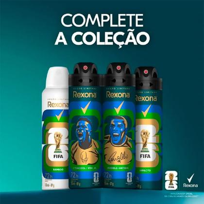 Imagem de Kit Desodorante Aerosol Rexona Antibacterial+Invisible Men 150ml - 12 Unidades