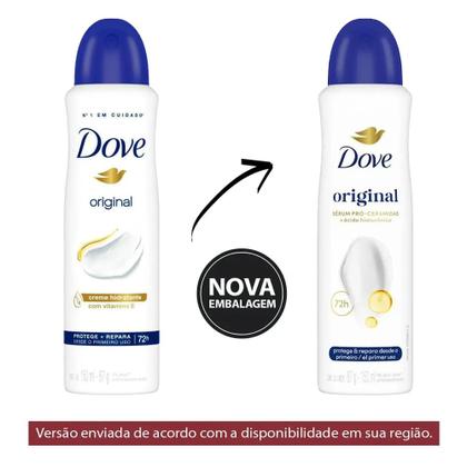 Imagem de Kit Desodorante Dove Original Aerosol 150ml/89g - 6 Unidades