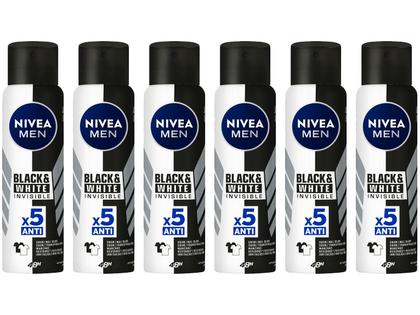 Imagem de Kit Desodorante Nivea 6 Unidades Invisible