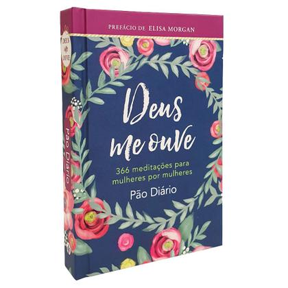 Imagem de Kit Deus Me Ouve Pão Diário + Caderno Anotações Bíblicas Borboleta