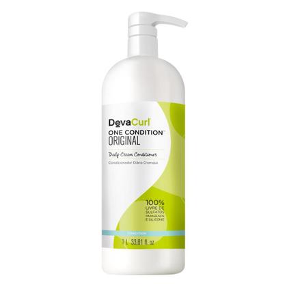 Imagem de Kit Deva Curl No Poo Original Shampoo 1L, Condicionador One Condition 1L