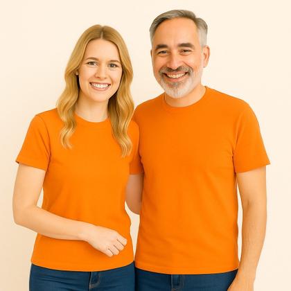 Imagem de Kit Dia dos Pais com 2 Camisetas 100% Algodão Tal Pai Tal Filha