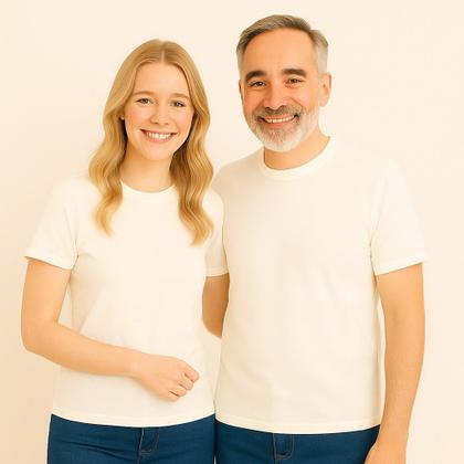 Imagem de Kit Dia dos Pais com 2 Camisetas 100% Algodão Tal Pai Tal Filha