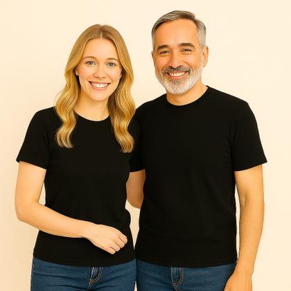 Imagem de Kit Dia dos Pais com 2 Camisetas 100% Algodão Tal Pai Tal Filha