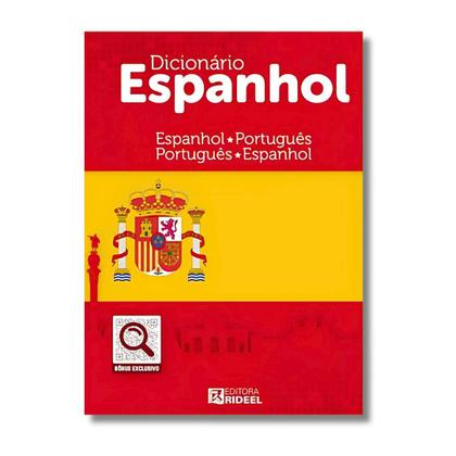 Imagem de Kit Dicionários: Português + Inglês + Espanhol com Qr-Code - Didático - Estudos