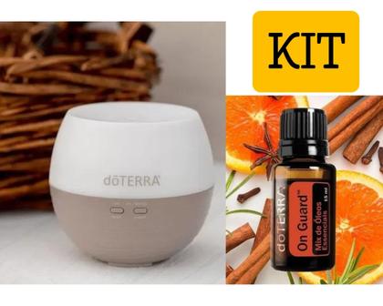 Kit Difusor Petal + 1 óleo essencial On guard 15ML - Suporte afta fungo e parasita tosse - doTERRA Imagem de Kit Difusor Petal + 1 óleo essencial On guard 15ML - Suporte afta fungo e parasita tosse