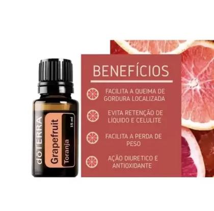 Imagem de Kit Difusor Petal 2.0 + 1 óleo essencial Grapefruit 15ML Suporte antioxidante acelera o metabolismo.