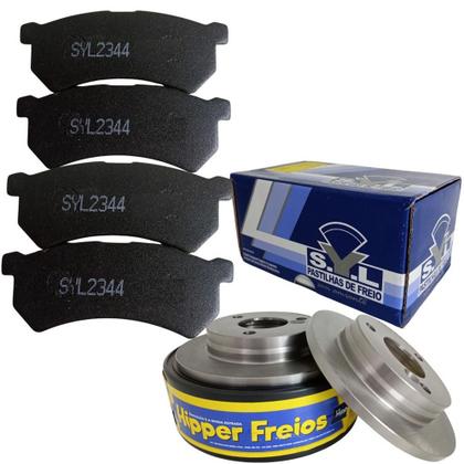 Imagem de Kit Disco e Pastilha Freio Dianteiro Kwid 1.0 3cil Após 2017