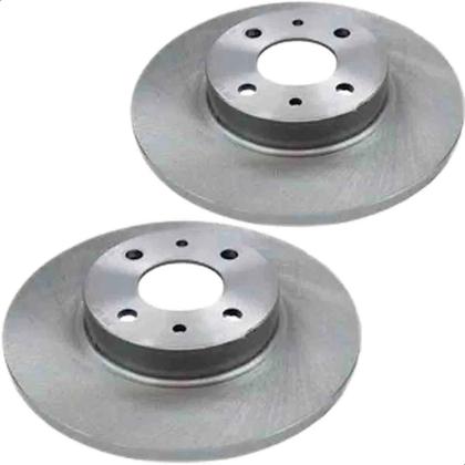 Imagem de Kit Disco Freio Pastilha Uno Way Vivace 2010 A 2021 Solido