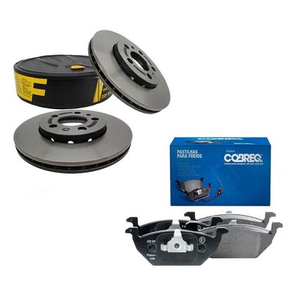 Imagem de Kit Disco Pastilha Dianteiro Golf 1.6 1998 A 2006
