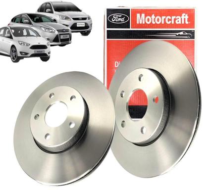 Imagem de Kit Discos + Pastilas de Freio Dianteiro Focus 2009 a 2019 Hatch/Sedan - FORD