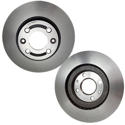 Imagem de Kit Discos Pastilhas Freio Dianteiro Renault Logan Sandero Após 2014