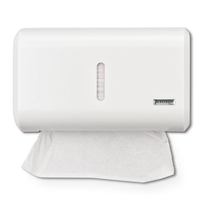 Imagem de Kit dispenser alcool gel + toalheiro urban branco premisse