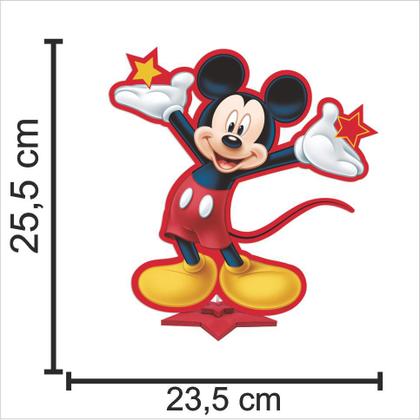 Imagem de Kit Display Enfeite Mesa  Decoracao Festa Mickey EVA