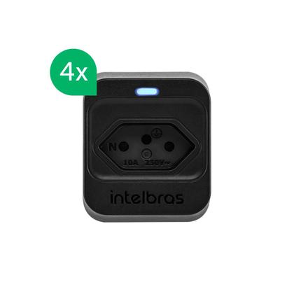 Imagem de Kit Dispositivo de Proteção Elétrica EPS 301 Preto - 4 peças