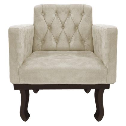 Imagem de Kit Diva Recamier Diana 140cm Lado Esquerdo e 02 Poltronas Classic Linho - Amarena Móveis