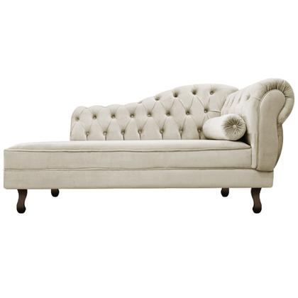 Imagem de Kit Diva Recamier Diana 140cm Lado Esquerdo e 02 Poltronas Classic Linho - Amarena Móveis