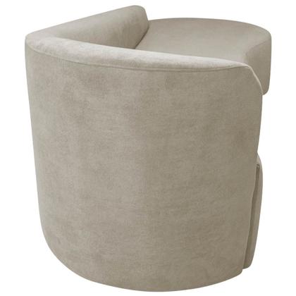 Imagem de Kit Divã Recamier Orgânico França 160cm Lado Direito e Poltrona Amore Linho