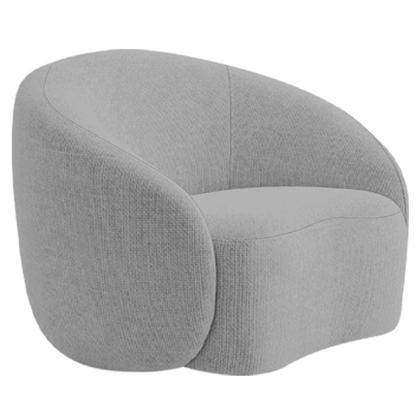 Imagem de Kit Divã Recamier Orgânico França 160cm Lado Direito e Poltrona Amore Linho