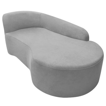 Imagem de Kit Divã Recamier Orgânico França 160cm Lado Direito e Poltrona Amore Linho