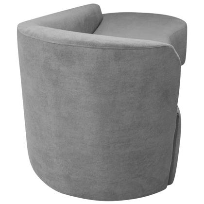 Imagem de Kit Divã Recamier Orgânico França 160cm Lado Direito e Poltrona Amore Linho