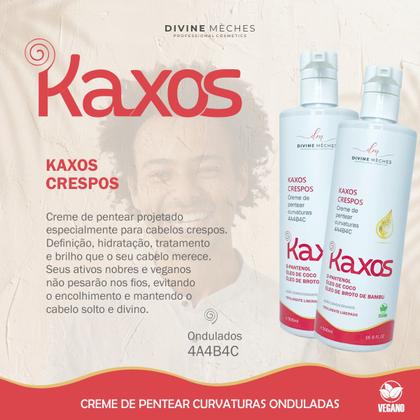 Imagem de Kit Divine Mèches Kaxos Shampoo Condicionador Creme para Crespos