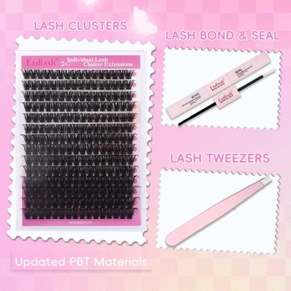 Imagem de Kit DIY de extensão de cílios FADLASH Volume Fluffy Lash Clusters
