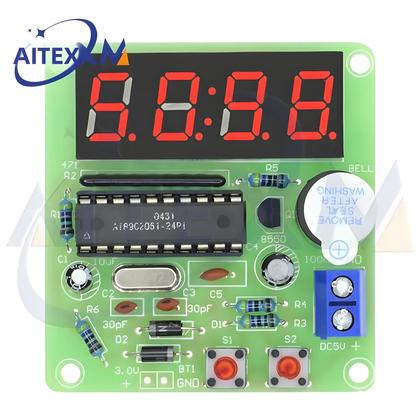 Imagem de Kit DIY De Relógio Eletrônico Digital De 4 Bits Para Arduino AT89C2051 Módulo De Aprendizado