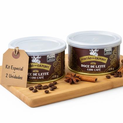 Imagem de Kit Doce de Leite Com Café Pastoso PORTÃO DE CAMBUÍ 410g 2x