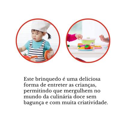 Imagem de Kit Doces P/ Cortar Tá na Mesa Rec Rec C/ 15pçs tiras autocolantes Zoop