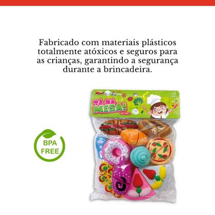 Imagem de Kit Doces P/ Cortar Tá na Mesa Rec Rec C/ 15pçs tiras autocolantes Zoop