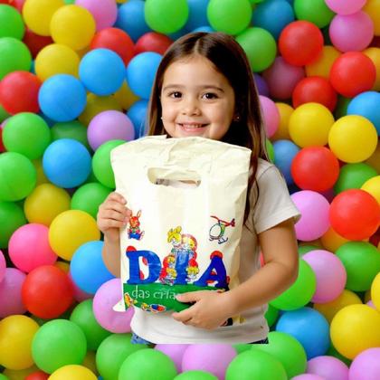 Imagem de Kit Doces Sortidos Dia das Crianças p/ Montar 100 Saquinhos