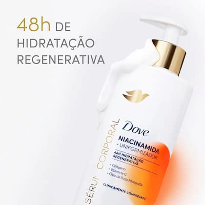 Imagem de Kit Dove Sérum Corporal Niacinamida Uniformizador 380ml + Óleo Sérum Reparador 110ml