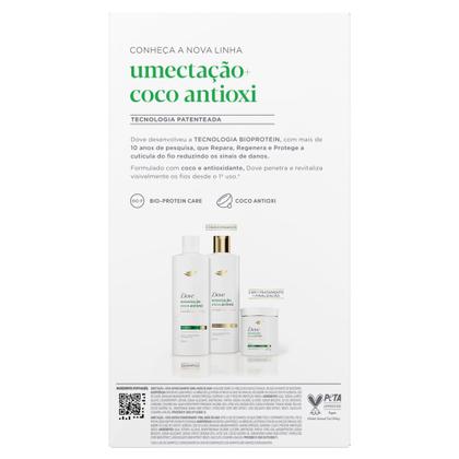Imagem de Kit Dove Umectação e Coco Antioxi Expert em Danos Shampoo 350ml e Condicionador 175ml