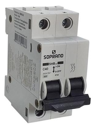 Imagem de Kit Dps + Disjuntor 40A Ac Para String Box Energia Solar On-grid