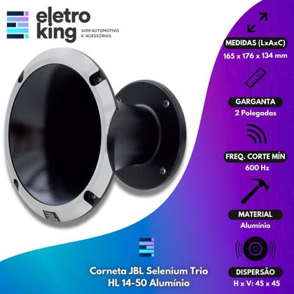 Imagem de Kit Driver Jbl Selenium D450 Trio 300w Rms + Corneta Hl14-50