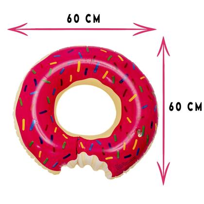 Imagem de Kit Duas Boias Donuts Rosquinha Redondas Material Qualidade