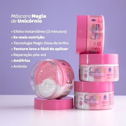 Imagem de Kit Duas Máscara Magia de Unicórnio Forever Liss 250g