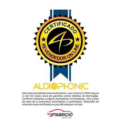 Imagem de kit duasvias alto falante audiophonic kc6.3 club 160wrms 6,5 polegadas 2vias top qualidade em alta definição original completo high-end potente