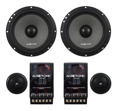 Imagem de kit duasvias alto falante audiophonic kc6.3 club 160wrms 6,5 polegadas 2vias top qualidade em alta definição original completo high-end potente