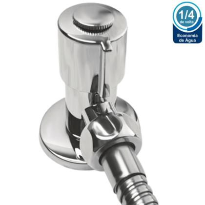 Imagem de Kit Ducha Higiênica Completa Para Banheiro Engate Flexível Inox 1,50m + Gatilho Paris + Registro