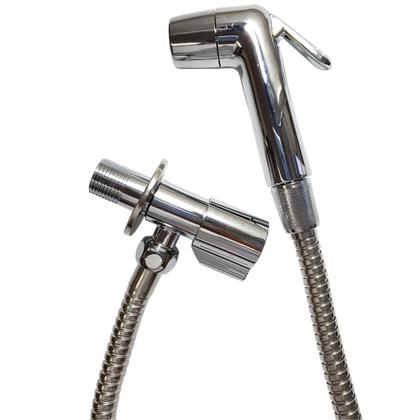 Imagem de Kit Ducha Higiênica Para Uso Doméstico com Registro em inox