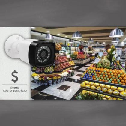 Imagem de Kit Dvr Intelbras 8 Canais H.265 6 Câmeras Full Hd 20 Metros