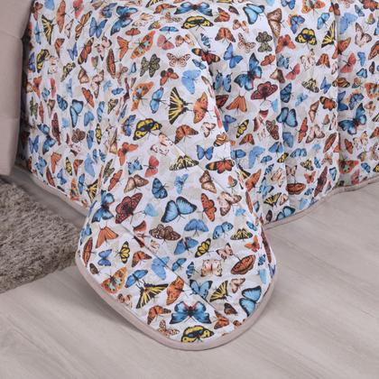 Imagem de Kit Edredom Casal 04 Pçs Malha 100% Algodão Dupla Face