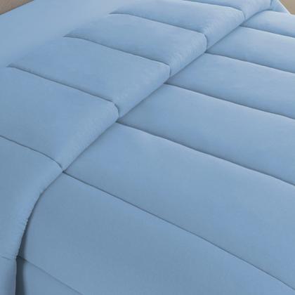 Imagem de Kit Edredom Casal Queen 04 Pçs Malha 100% Algodão Dupla Face Liso