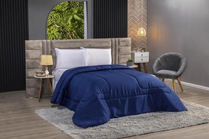 Imagem de Kit Edredom Casal Queen 400 Fios + Lençol Com Fronhas Toque acetinado